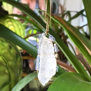 🦋 SALE Artisan handmade seaglass pendant